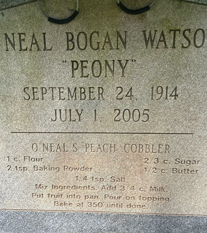 Woman Tracks Down Recipes Etched On Tombstones Across The USA (22 New Pics)