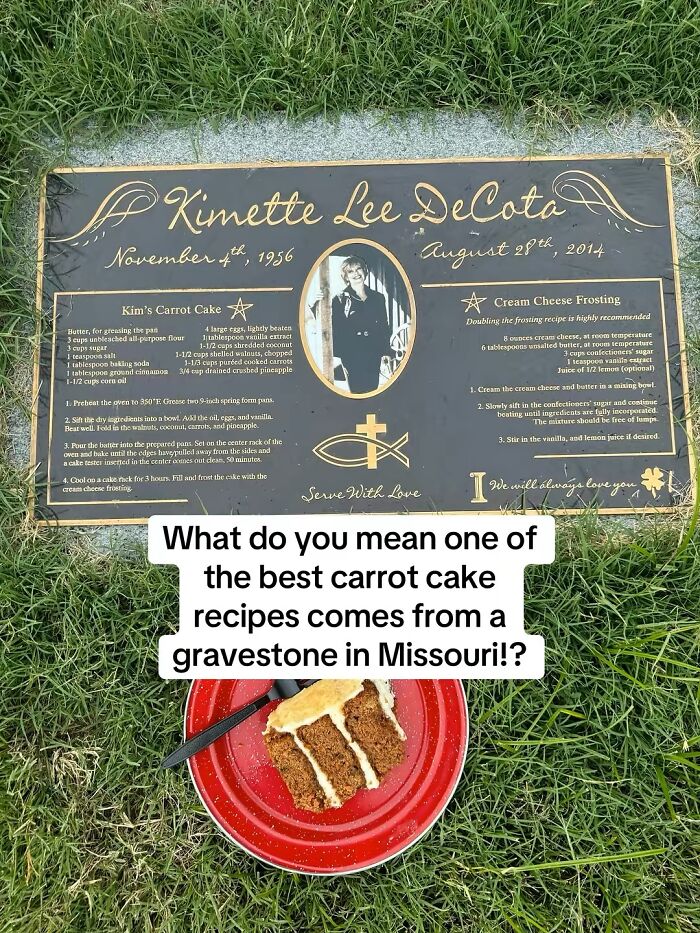 Woman Tracks Down Recipes Etched On Tombstones Across The USA (22 New Pics)