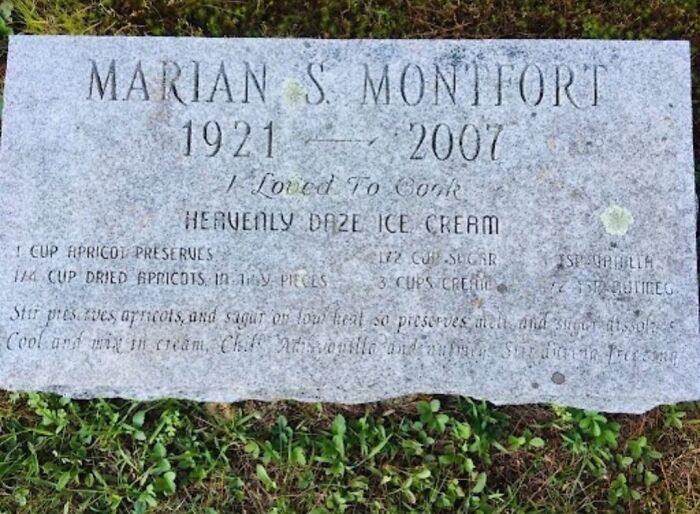 Woman Tracks Down Recipes Etched On Tombstones Across The USA (22 New Pics)