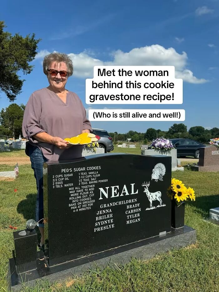 Woman Tracks Down Recipes Etched On Tombstones Across The USA (22 New Pics)