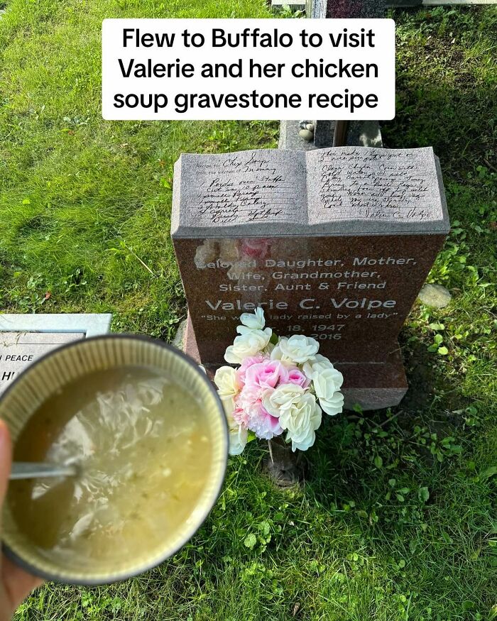 Woman Tracks Down Recipes Etched On Tombstones Across The USA (22 New Pics)