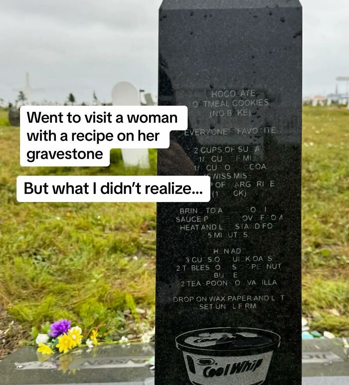 Woman Tracks Down Recipes Etched On Tombstones Across The USA (22 New Pics)