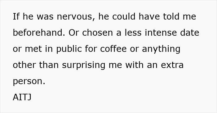 “Nervous” Guy Brings Bestie To Chaperone His First Date, Lady Told To &ldquo;Chill&rdquo; When She Gets Mad