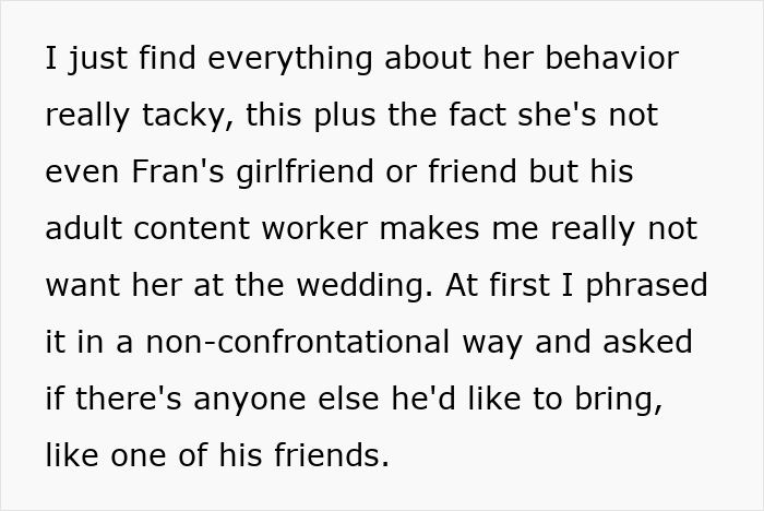 Guy Picks Sister&rsquo;s Wedding To Debut His Cam Girl Date, Loses It When Bride Says Absolutely Not