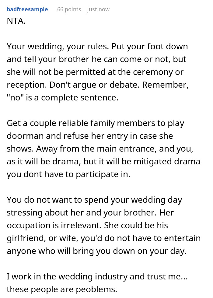 Guy Picks Sister&rsquo;s Wedding To Debut His Cam Girl Date, Loses It When Bride Says Absolutely Not