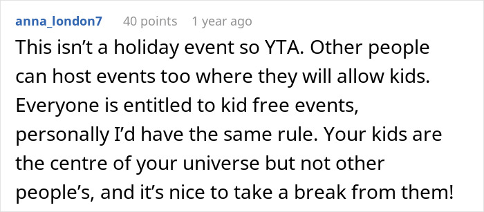 Woman Tells Family That No Kids Are Allowed In Her Home, Brother Feels Targeted
