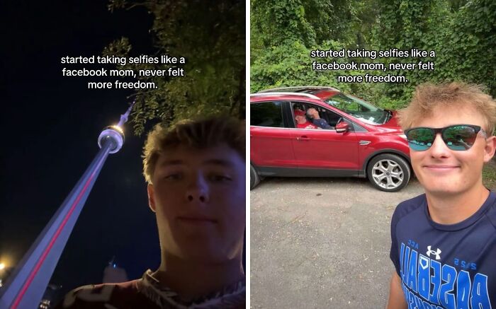 44 Unreasonably Hilarious Selfies That Perfectly Capture The Chaotic Energy Of A Mom On Social Media