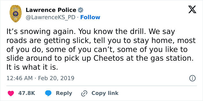 52 Police Social Media Accounts That Are So Unserious It&rsquo;s Hilarious
