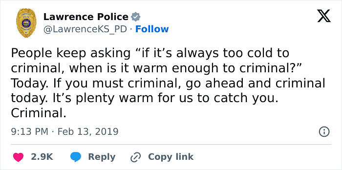 52 Police Social Media Accounts That Are So Unserious It&rsquo;s Hilarious