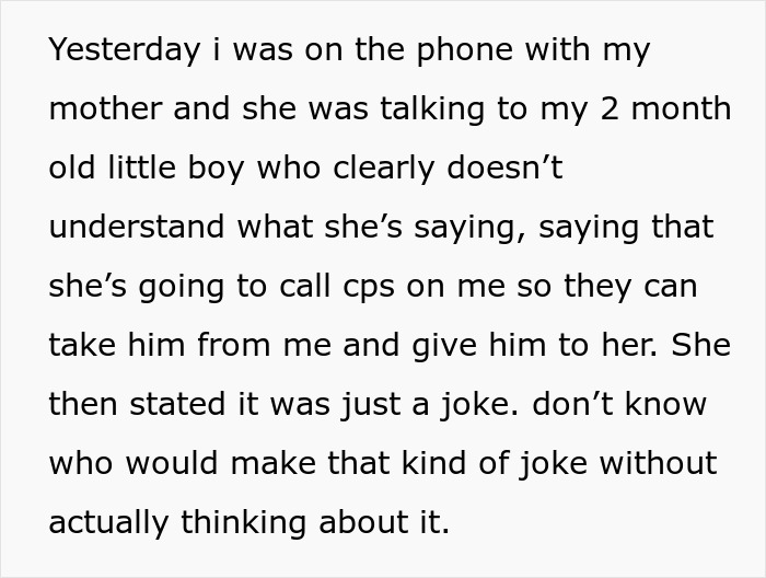 Mom’s Joke Doesn’t Sit Right With Woman: “She&rsquo;s Going To Call CPS On Me”