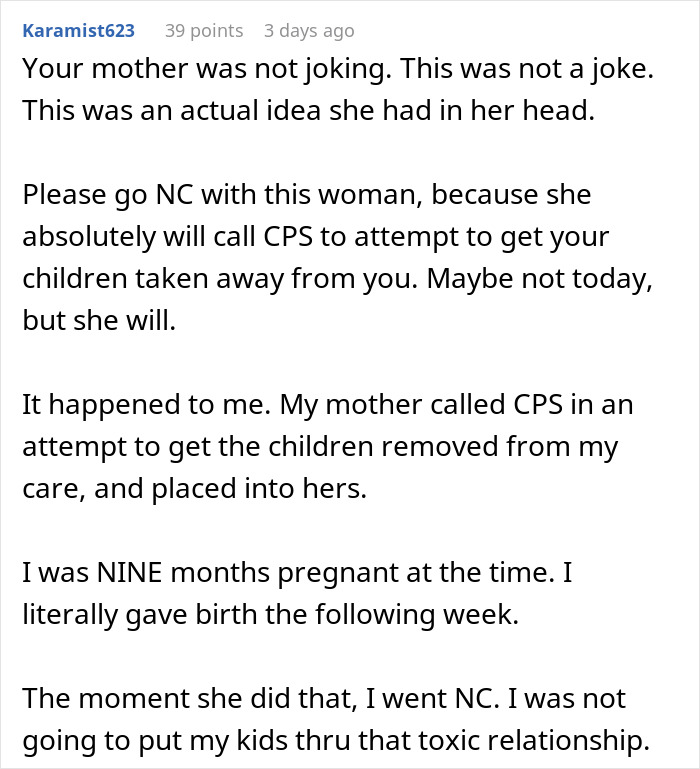Mom’s Joke Doesn’t Sit Right With Woman: “She&rsquo;s Going To Call CPS On Me”