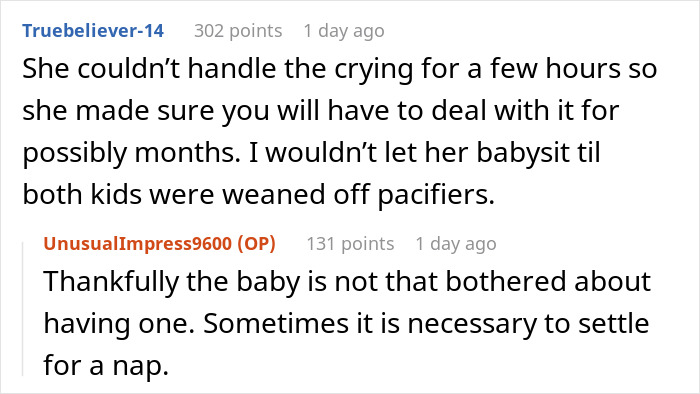 Parents Celebrate Pacifier-Free Toddler, MIL Panics At One Cry And Hits Reset On Months Of Work Parents Celebrate Pacifier-Free Toddler, MIL Panics At One Cry And Hits Reset On Months Of Work