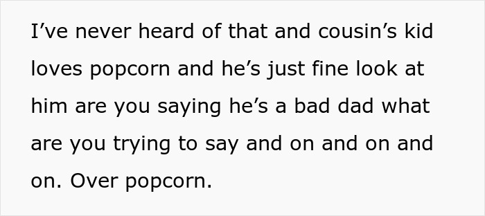 Boundary-Stomping Granny Tries To Feed 1YO Popcorn, Acts Offended When Daughter Leaves With The Baby