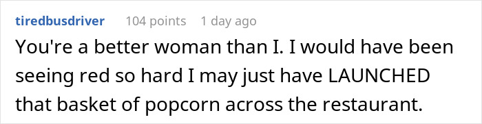 Boundary-Stomping Granny Tries To Feed 1YO Popcorn, Acts Offended When Daughter Leaves With The Baby