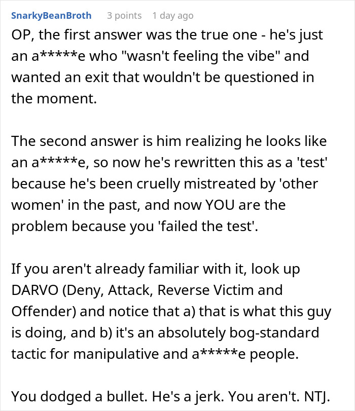 “He Tested Me”: A First Date Goes Horribly Wrong When A Guy Fakes An Emergency But Gets Caught “He Tested Me”: A First Date Goes Horribly Wrong When A Guy Fakes An Emergency But Gets Caught