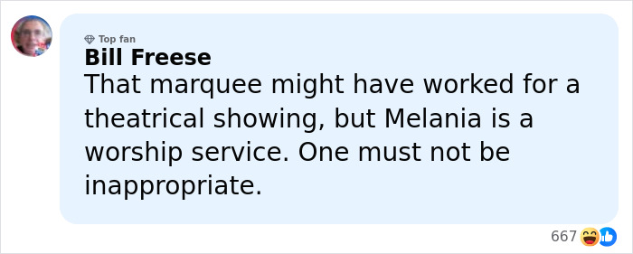 Theater’s Hilarious Clap Back After Brutal Joke Resulted In Amazon Pulling ‘Melania’ Documentary