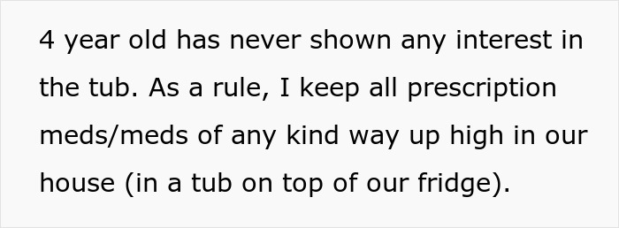 DIL Wants MIL To Keep Meds Out Of Kid’s Reach, Gets Lectured By Hubs For Always “Getting Her Way”