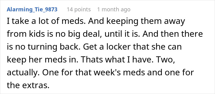 DIL Wants MIL To Keep Meds Out Of Kid’s Reach, Gets Lectured By Hubs For Always “Getting Her Way”