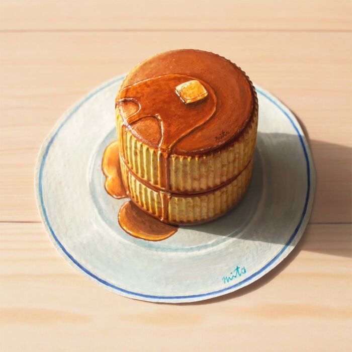 This Artist Paints Tiny Food-Inspired Masterpieces On Bottle Caps With Mindblowing Details (50 Pics)