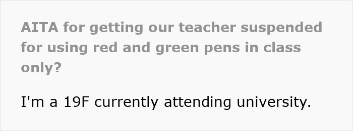 Colorblind Student Takes Down Arrogant Professor, Gets Him Suspended For Ignoring Her Special Needs