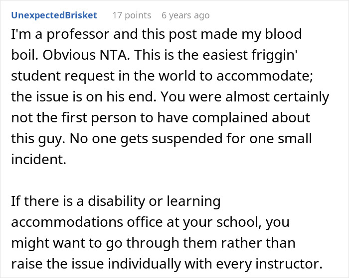 Colorblind Student Takes Down Arrogant Professor, Gets Him Suspended For Ignoring Her Special Needs