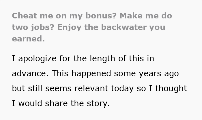 Top Employee Delivers Record Results, Plots His Exit As Boss Hands Him Excuses Instead Of A Bonus Top Employee Delivers Record Results, Plots His Exit As Boss Hands Him Excuses Instead Of A Bonus