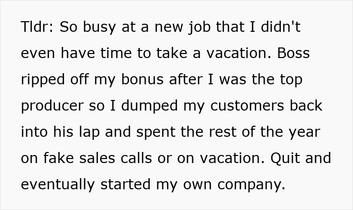 Top Employee Delivers Record Results, Plots His Exit As Boss Hands Him Excuses Instead Of A Bonus Top Employee Delivers Record Results, Plots His Exit As Boss Hands Him Excuses Instead Of A Bonus