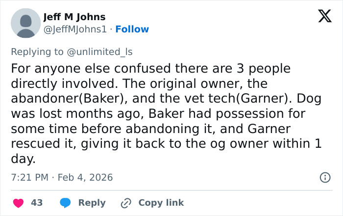 Vet Tech Charged And Fired After Rescuing Abandoned Dog During Snowstorm