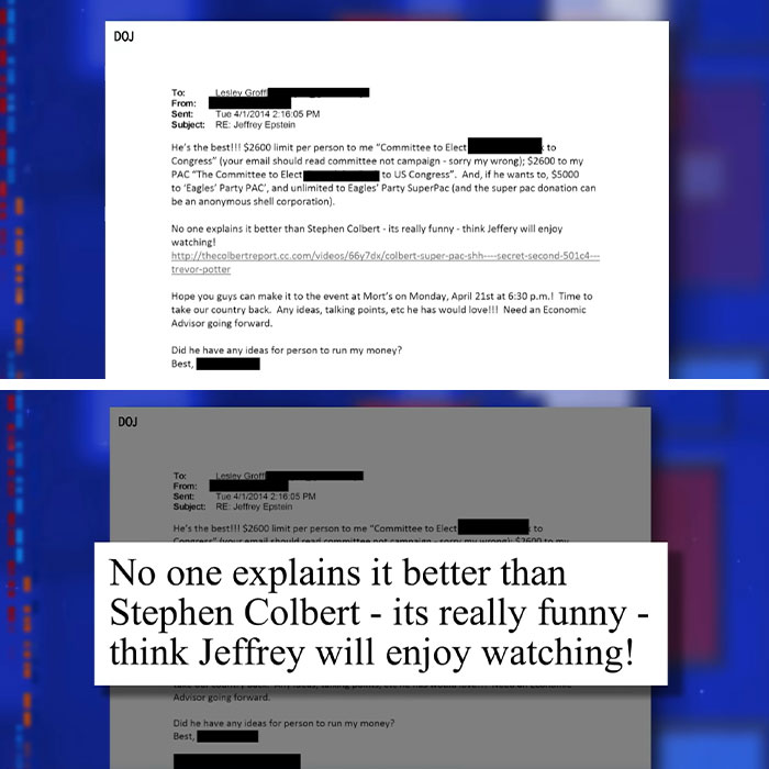 Stephen Colbert’s Brutal Response After Appearing In Epstein Files Goes Viral