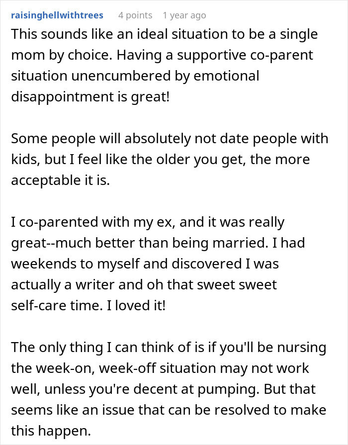 Woman Breaks Down The Pros And Cons Of Platonic Co-Parenting As She Considers Having Baby With Ex