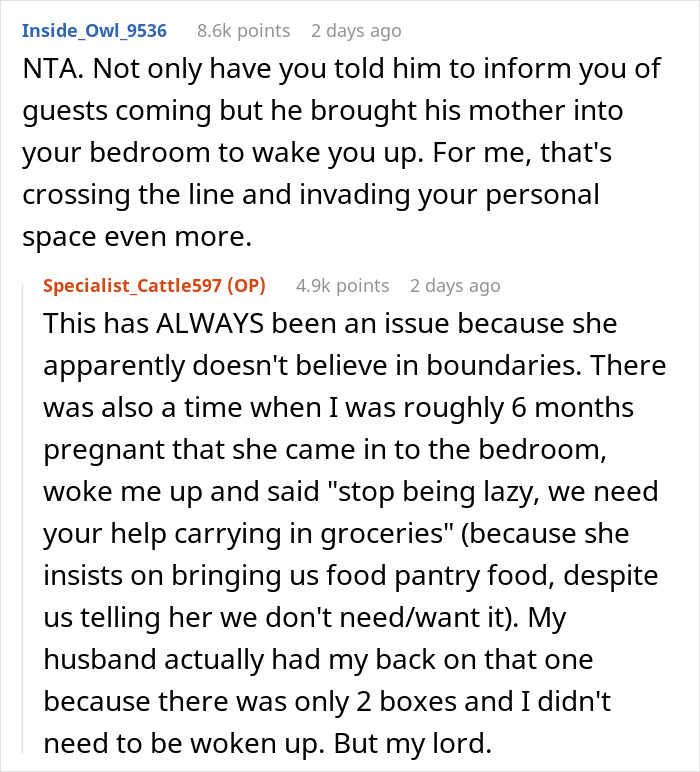 “I Don’t Care”: New Mom Tells MIL To Get Out When Her Unannounced Visit Woke Her Up From Her Nap “I Don’t Care”: New Mom Tells MIL To Get Out When Her Unannounced Visit Woke Her Up From Her Nap