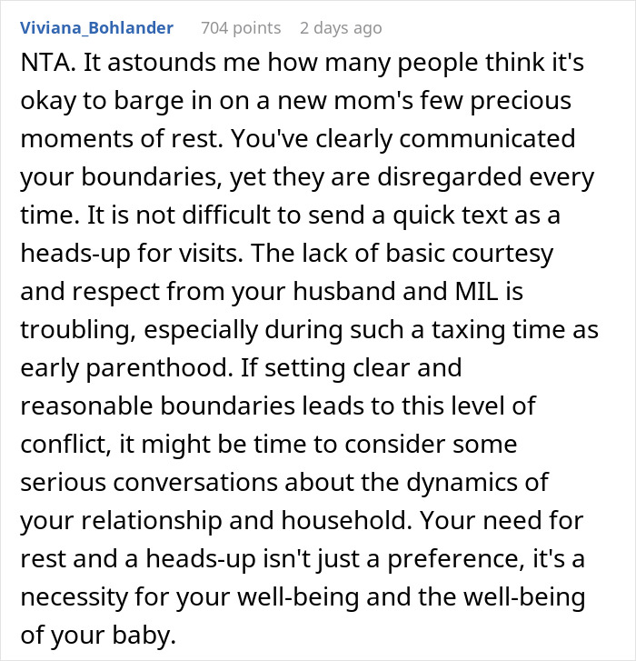 “I Don’t Care”: New Mom Tells MIL To Get Out When Her Unannounced Visit Woke Her Up From Her Nap “I Don’t Care”: New Mom Tells MIL To Get Out When Her Unannounced Visit Woke Her Up From Her Nap