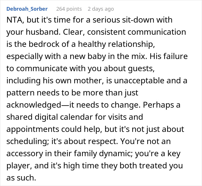 “I Don’t Care”: New Mom Tells MIL To Get Out When Her Unannounced Visit Woke Her Up From Her Nap “I Don’t Care”: New Mom Tells MIL To Get Out When Her Unannounced Visit Woke Her Up From Her Nap