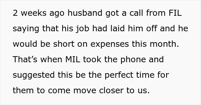 Woman Fed Up With In-Laws Constantly Showing Up Unannounced, Panics When They Want To Move In