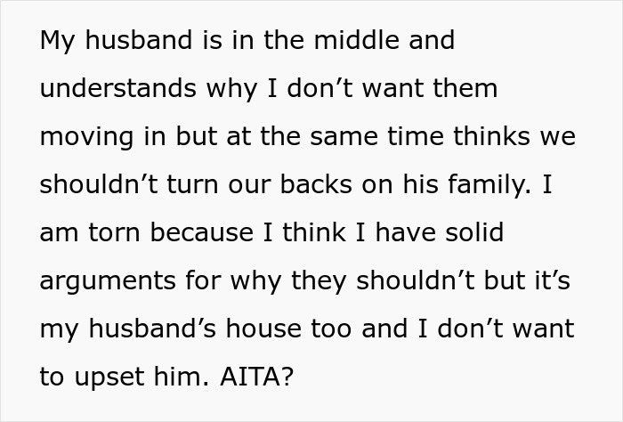 Woman Fed Up With In-Laws Constantly Showing Up Unannounced, Panics When They Want To Move In