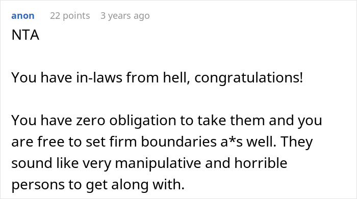 Woman Fed Up With In-Laws Constantly Showing Up Unannounced, Panics When They Want To Move In