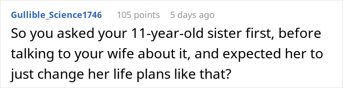 Man Caught Between Rock And Hard Place, Wants To Adopt Orphaned 11YO Sis But Childfree Wife Refuses