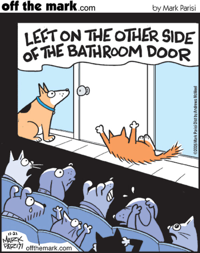 30 Funny &ldquo;Off The Mark&rdquo; One-Panel Comics Depicting Horror Movies In A Parallel Universe By Mark Parisi (New Pics)