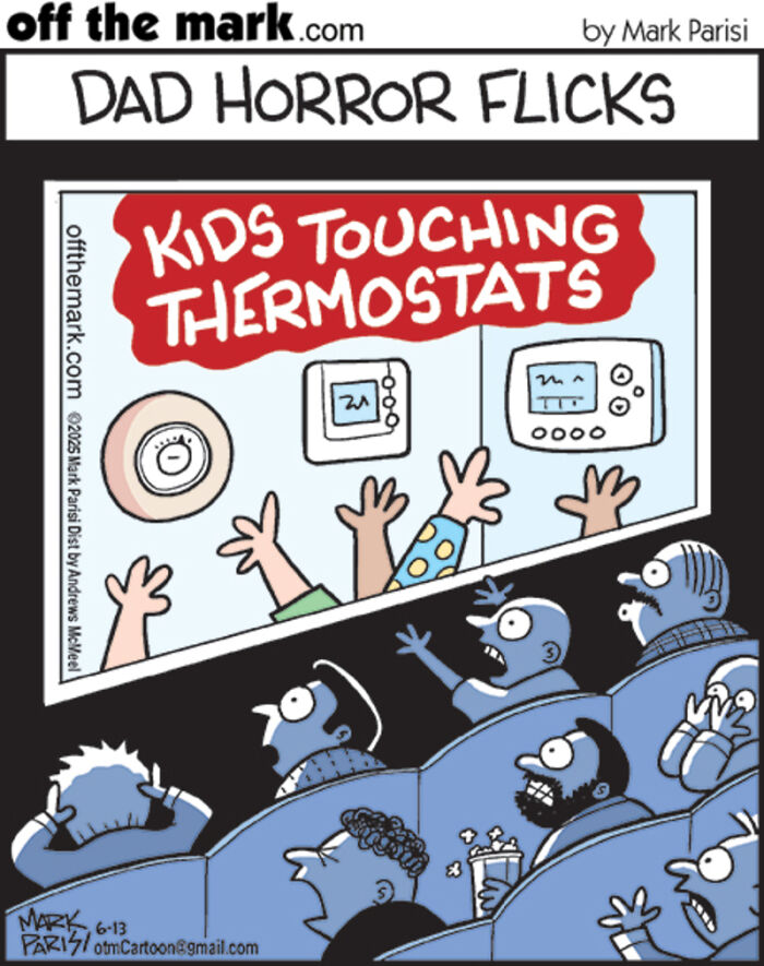 30 Funny &ldquo;Off The Mark&rdquo; One-Panel Comics Depicting Horror Movies In A Parallel Universe By Mark Parisi (New Pics)