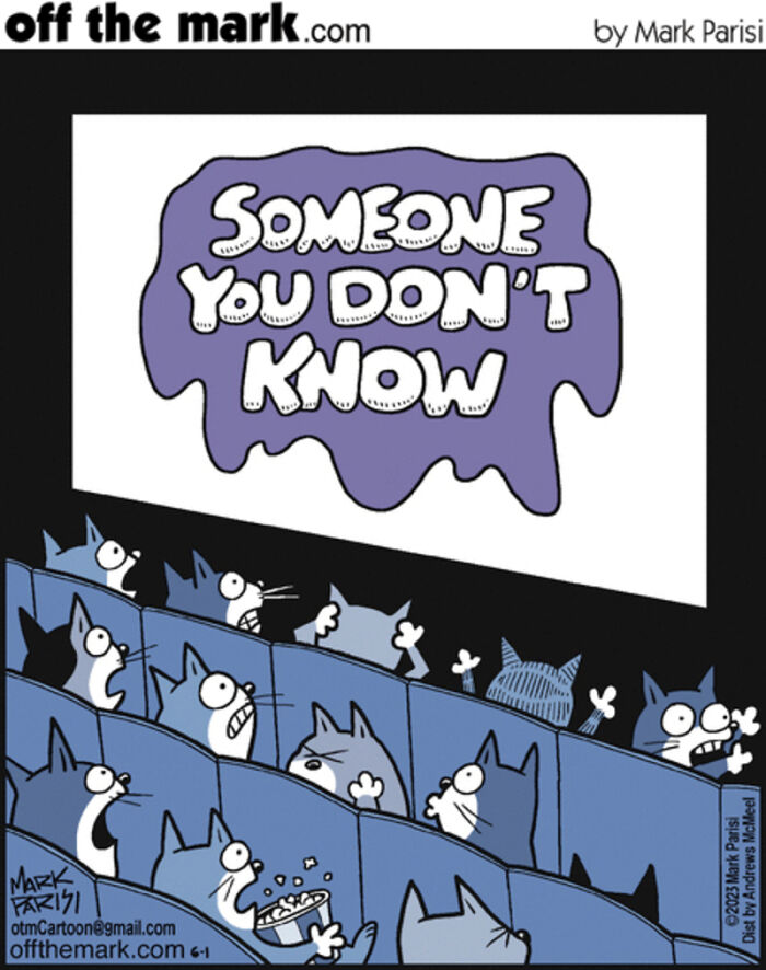 30 Funny &ldquo;Off The Mark&rdquo; One-Panel Comics Depicting Horror Movies In A Parallel Universe By Mark Parisi (New Pics)