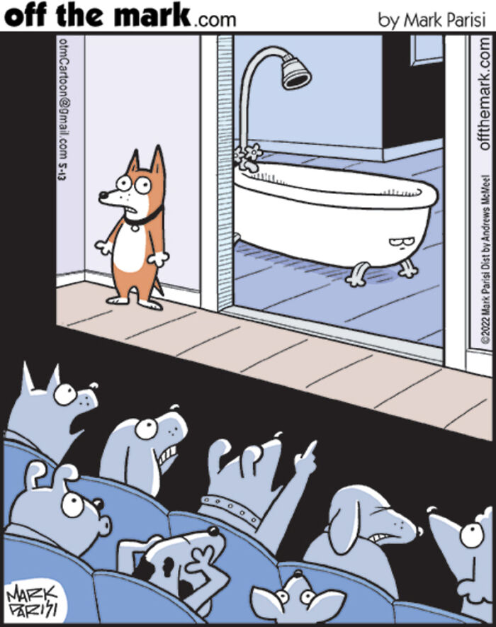 30 Funny &ldquo;Off The Mark&rdquo; One-Panel Comics Depicting Horror Movies In A Parallel Universe By Mark Parisi (New Pics)