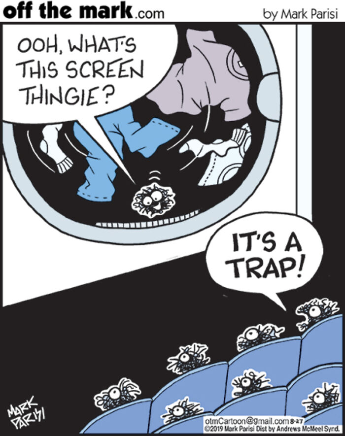 30 Funny &ldquo;Off The Mark&rdquo; One-Panel Comics Depicting Horror Movies In A Parallel Universe By Mark Parisi (New Pics)