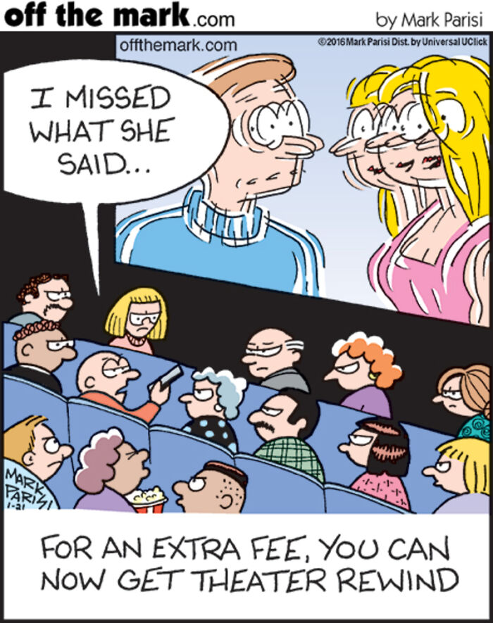 30 Funny &ldquo;Off The Mark&rdquo; One-Panel Comics Depicting Horror Movies In A Parallel Universe By Mark Parisi (New Pics)