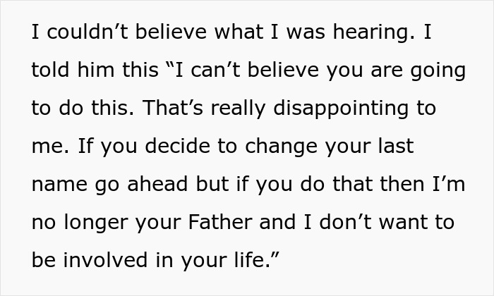 Drama Over Last Name Unfolds As Guy Spends More Time With Bio Dad: “I&rsquo;m No Longer Your Father”