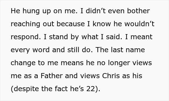 Drama Over Last Name Unfolds As Guy Spends More Time With Bio Dad: “I&rsquo;m No Longer Your Father”
