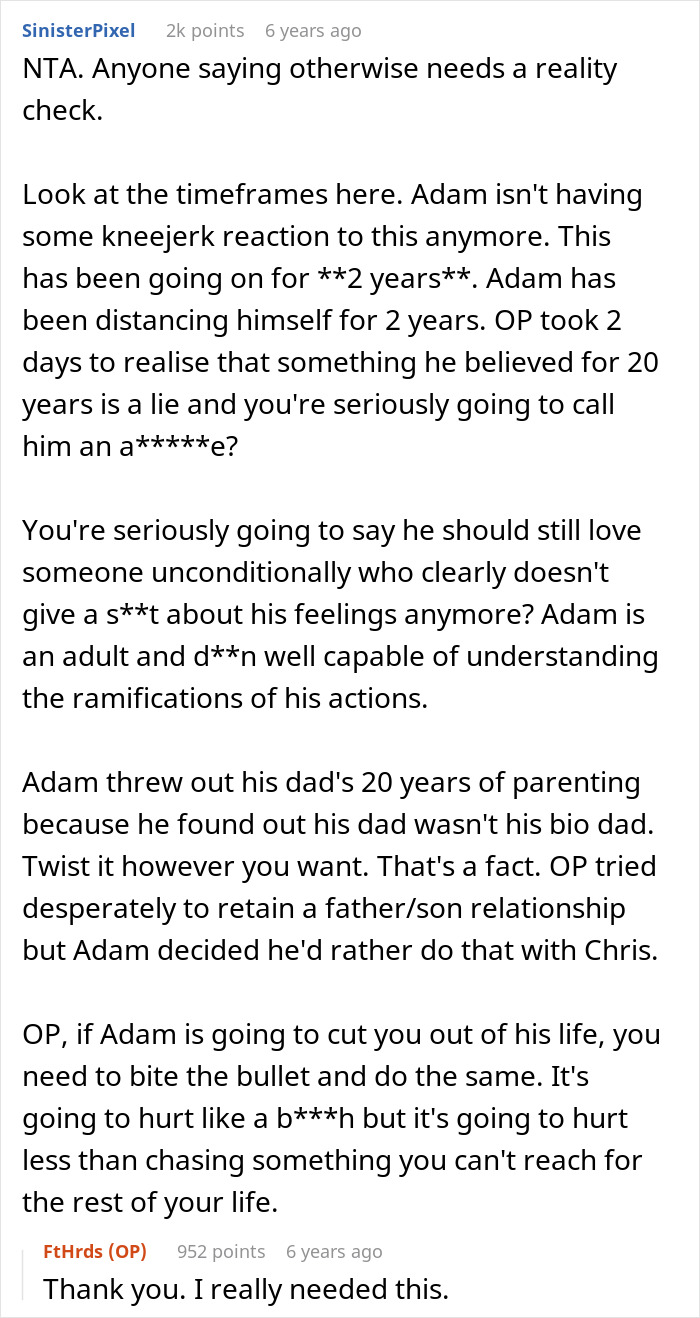 Drama Over Last Name Unfolds As Guy Spends More Time With Bio Dad: “I&rsquo;m No Longer Your Father”