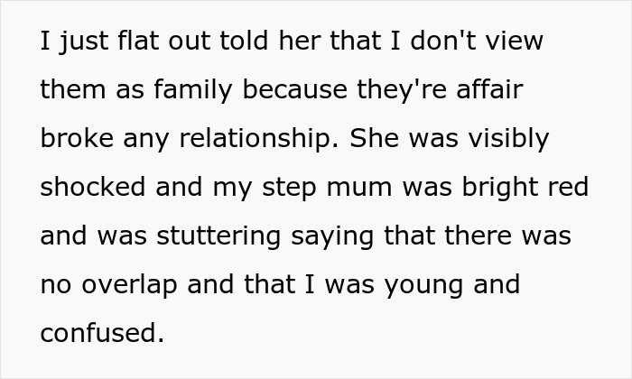 Teen Tells Neighbor How Dad Met Stepmom By Cheating, Gets Shamed For Saying The Quiet Part Out Loud