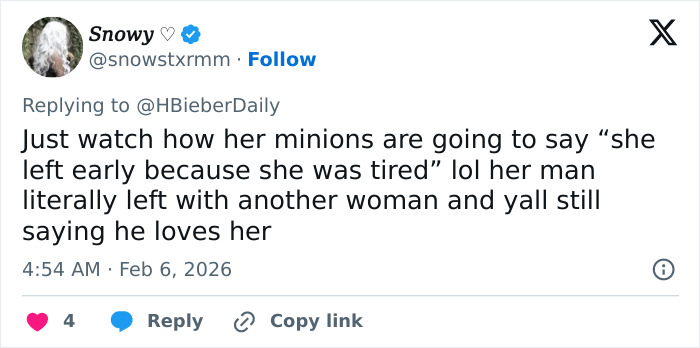 Fans Cry Foul After Justin Bieber Abandons Wife Hailey And Exits The Grammys With Another Woman