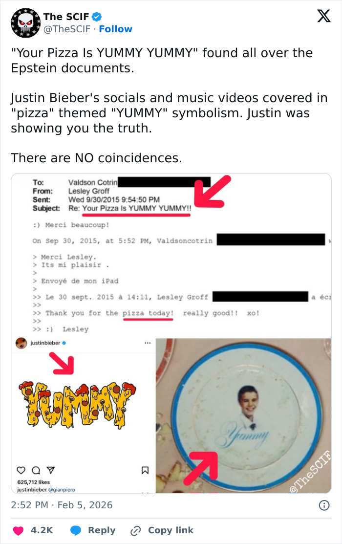 Disturbing Theory Links Justin Bieber To Epstein After Fans Connect ‘Yummy’ Music Video To Email Disturbing Theory Links Justin Bieber To Epstein After Fans Connect ‘Yummy’ Music Video To Email