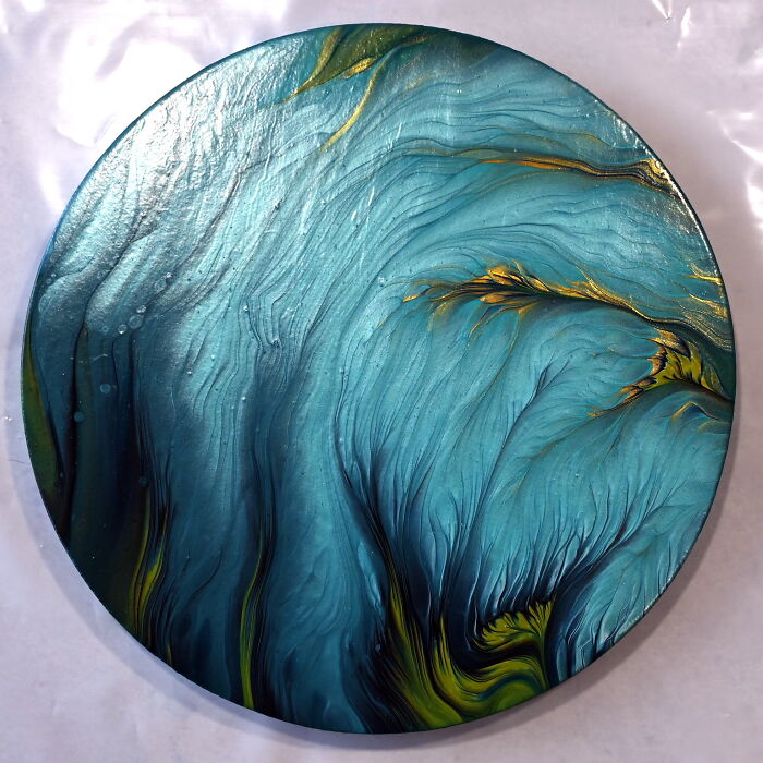 Simplicity: Here’s A Tutorial For My Beautiful Under The Sea Acrylic Pour Painting